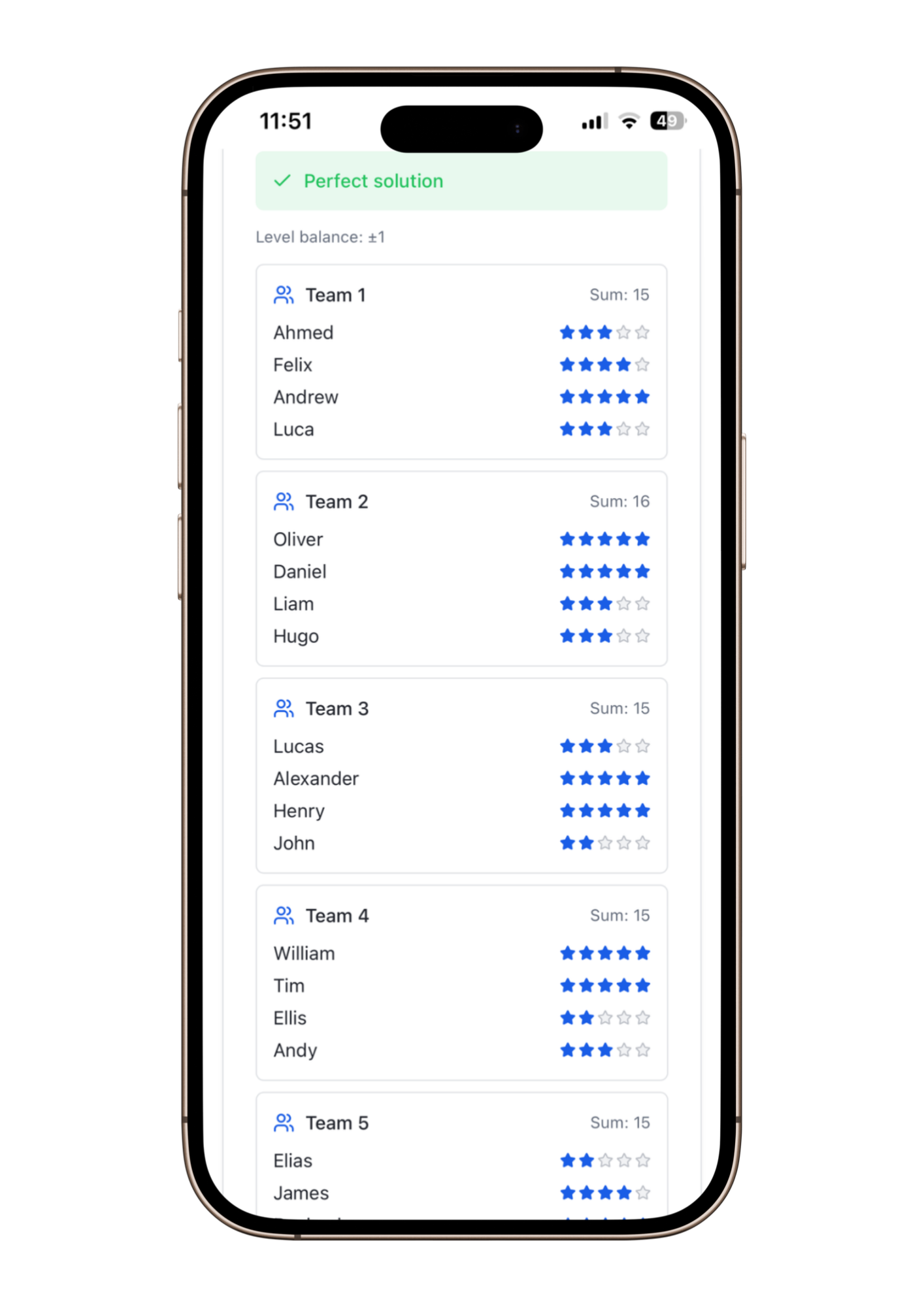 Teamlo Api Teamlo – Fair teams. Zero effort.